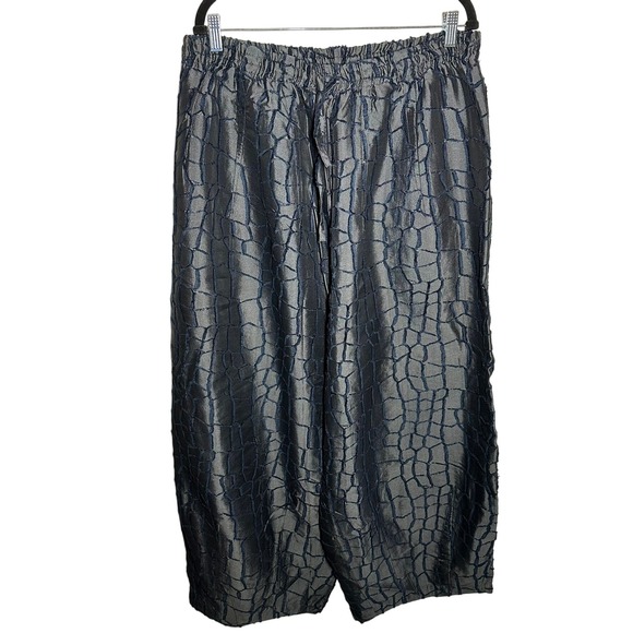 NEW Needles H.D.P Pant C/CU/N Crocodile Cut Jq. B Charcoal Relaxed Fit Size XL - Picture 1 of 7
